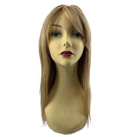 Elegante Megan Human Hair Wig Strawberrybleach Blonde F27613