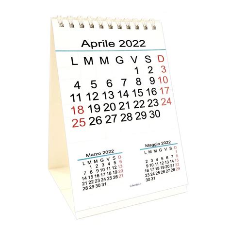 Calendario 2022 Da Muro3 Mesi Modello Trittico Ufficio Calendariit