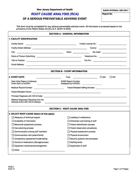The first technique to identify is causal factor analysis templates where a list of activities that occurred. 40+ Effective Root Cause Analysis Templates, Forms & Examples