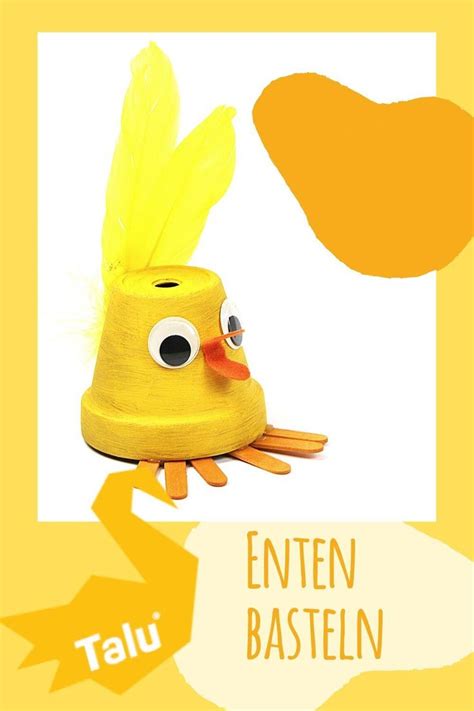 Enten basteln mit Kindern - Anleitung für 3 Ideen [Video] [Video
