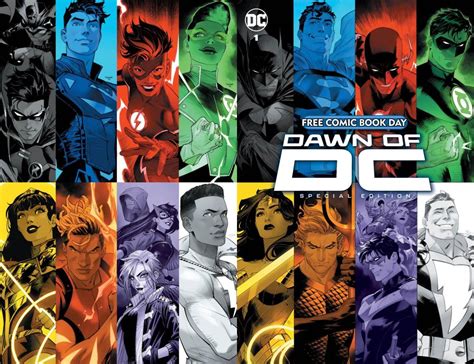 Dc Reveals First Look At Dawn Of Dc Free Comic Book Day Special Flipboard