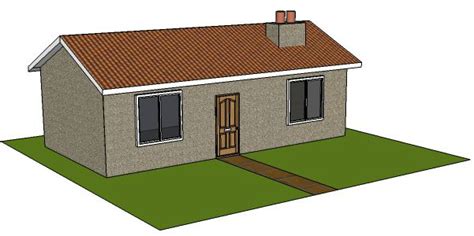 Note that the area of the terraces are not included, for purposes of summing up the total floor are it would be 164 sq.m. House 2 - Two Point Perspective