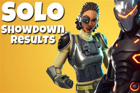 We have two different heats: Fortnite Solo Showdown leaderboard RESULTS: Epic Games ...