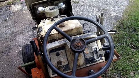 Vintage Tecumseh Hh100 Lawn Tractor Engine Youtube