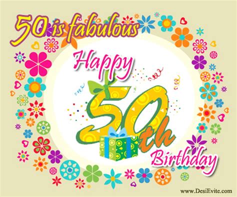 Fifty Is Fabulous Wishes Greetings Pictures Wish Guy