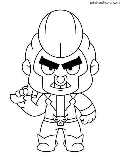 Brawl Stars Coloring Pages Print And Color