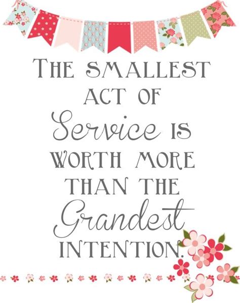 It usually comes back to. Day #9 Happy Mail | Service quotes, Relief society lessons ...