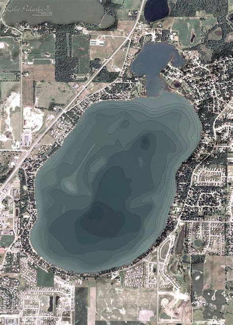 Link to selected place on the map; Standard DNR Lake Pulaski Map