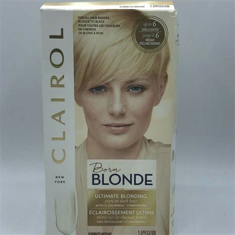 Clairol Born Blonde Ultimate Blonding Hair Color 1 Application For Sale Online Ebay Hair