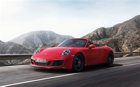 2017 Porsche 911 Gts Carrera 4 Gts Cabriolet Wallpapers Hd Wallpapers