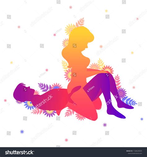 Kama Sutra Sexual Pose Thigh Master Stock Vector Royalty Free