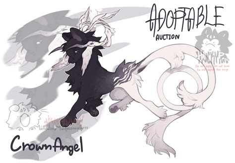 Close Crown Angel Adoptable Auction By Huckypaw On Deviantart