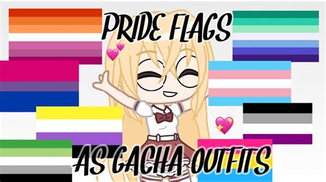 Pride Flags As Gacha Outfits Gacha Club Youtube
