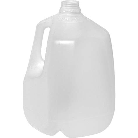 1 Gallon 128 Oz Natural Hdpe Plastic Dairy Milk Jug 38mm 358dbj