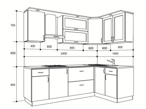 Standard Kitchen Dimensions And Layout Fantasticeng