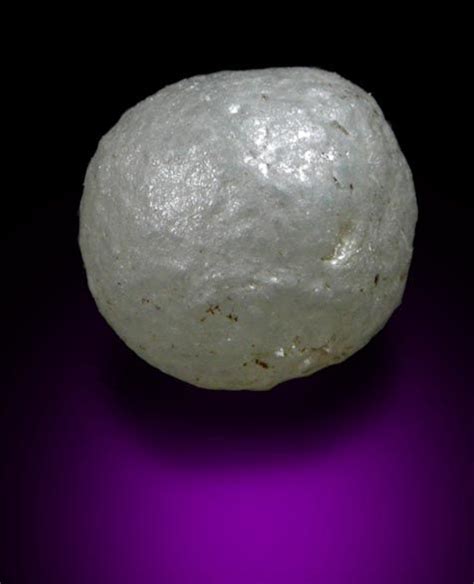 Mineral Specimens Diamond 279 Carat Gray Spherical Ballas Crystal
