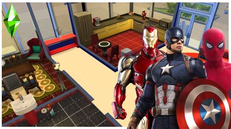 Every Room Is A Different Marvel Character 😱i ⭐ Sims 4 Challenge ⭐ I