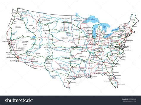 Free Printable Us Highway Map Usa Road Map Luxury United States Road