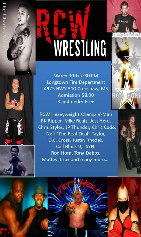 Rad Championship Wrestling In Longtown Ms Saturday March 30 2013