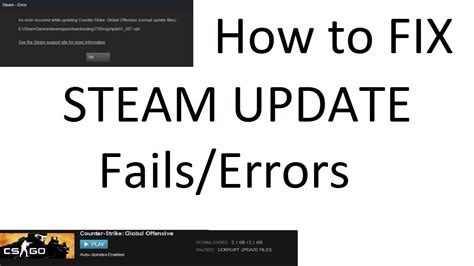 Steam Update Failed Lasoparoom