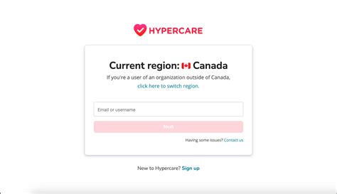 Setting Up A Hypercare Account With Sso Hypercare En