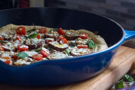 Moroccan baked eggplant with beef. Middle Eastern Flatbread with Eggplant, Tahini Sauce and ...