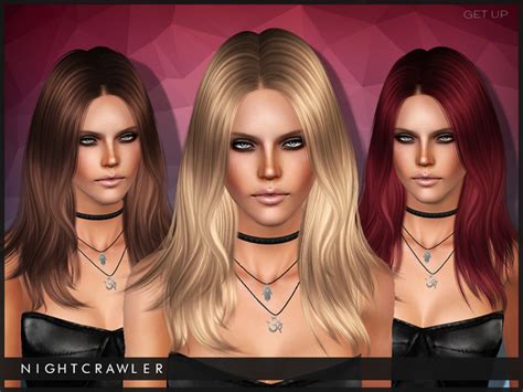 Get Up Hairstyle For Ts 3 By Nightcrawler By The Sims Resource Sims 3