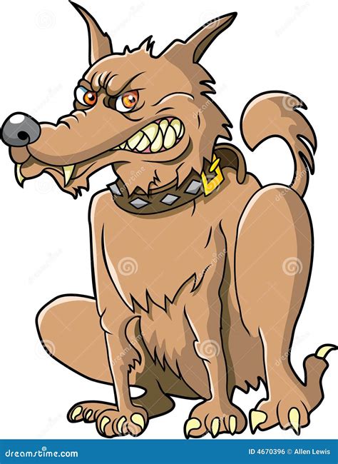 Bad Dog Stock Vector Illustration Of Collar Train Canine 4670396