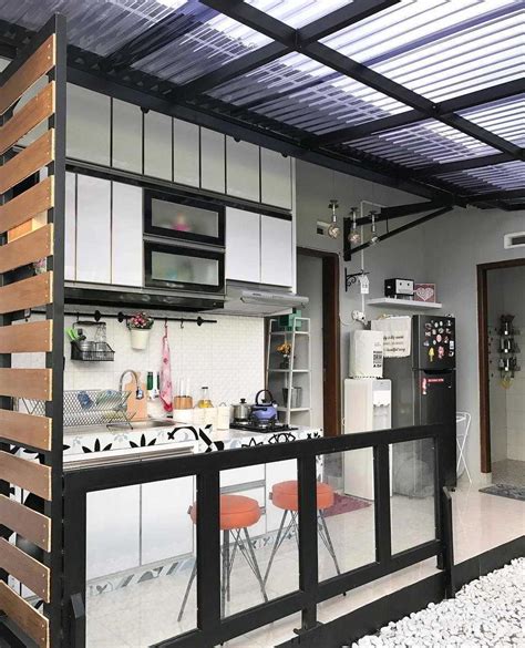 45 Inspirasi Top Desain Dapur Semi Terbuka - Rumahku Unik