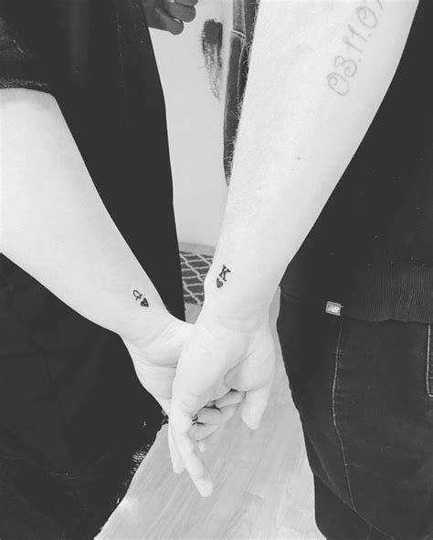 25 Romantic And Small Matching Tattoos For Couples Small Tattoos