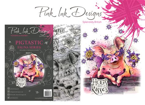 Pink Ink Designs Stamp Set Pigtastic By Aline Kreatief