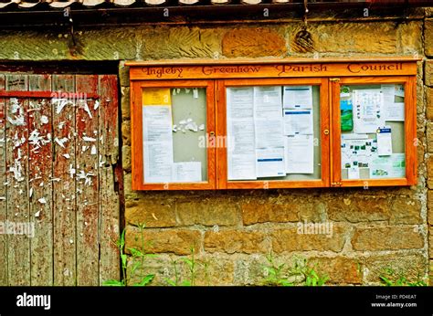 Ingleby Greenhow Notice Board Hi Res Stock Photography And Images Alamy