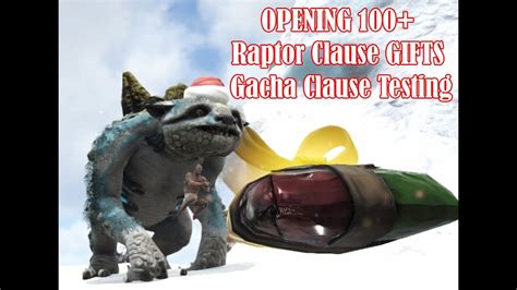 Ark Opening Raptorclaus And Gachaclaus Ts Winter Wonderland 5 Youtube