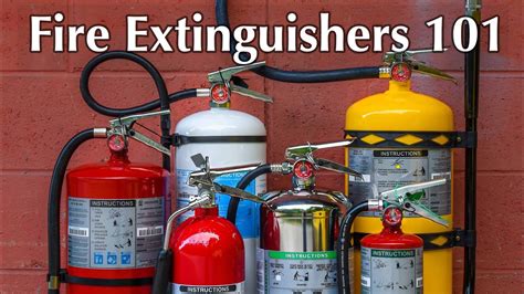 Fire Extinguisher 101 The Basics Youtube