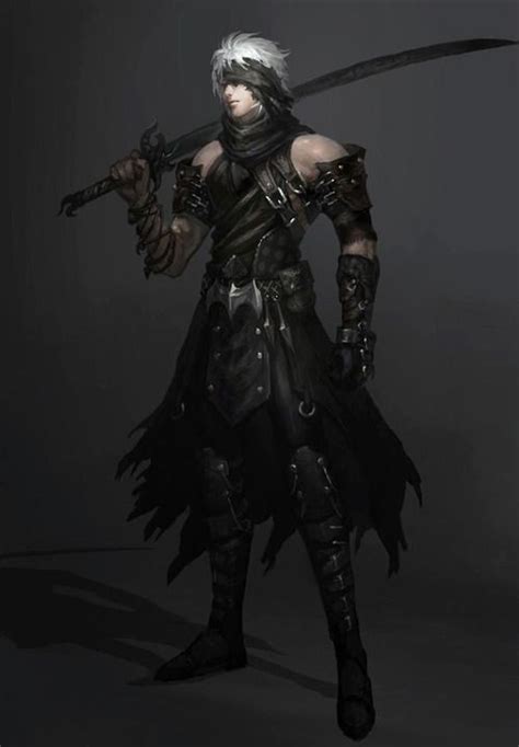 Dark Swordsman Rpg Character Character Portraits Fantasy Character