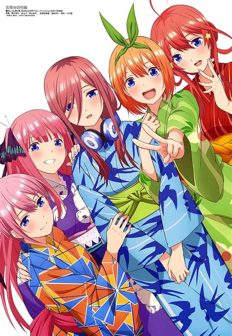 X Px Free Download HD Wallpaper Anime Anime Girls Toubun No Hanayome Nakano