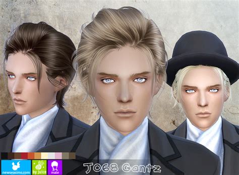 Sims 4 Hairs ~ Newsea J068 Gantz Hairstyle