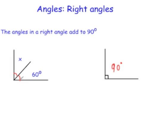 Angles Right Angle Video Corbettmaths