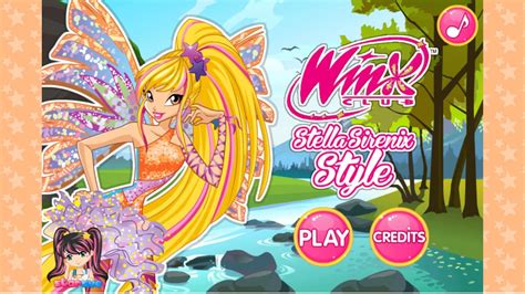 Dress up your fairy with amazing outfits. Winx Club Stella Sirenix Style Dress Up Game for Girls ...