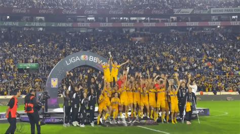 Tigres Femenil campeonas de la Liga Mx vence al América 3 0