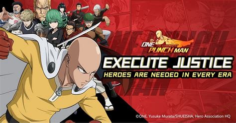 Each main character's most iconic scene. 1st Authorized ONE PUNCH MAN Game Pre-Registration Underway