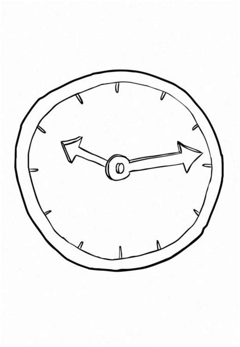 Kleurplaat tijd . Gratis kleurplaten om te printen afb 14928.