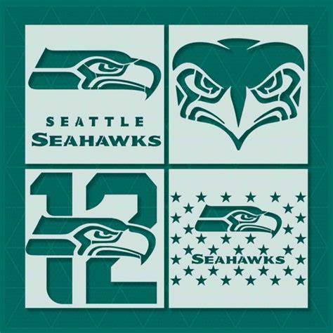 Seattle Seahawks Stencil