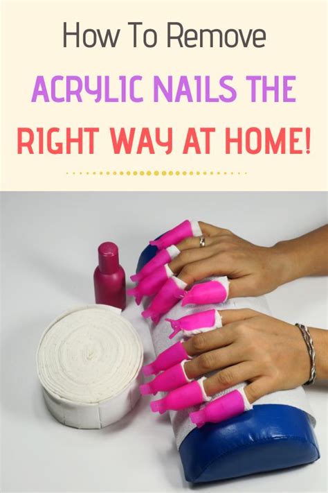 How To Remove Acrylic Nails The Right Way At Home Remove Acrylic