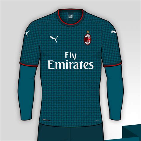 Nike inter fc home kit camiseta jersey 2020/21. AC Milan 2020-21 Third Kit Prediction | Kit design ...