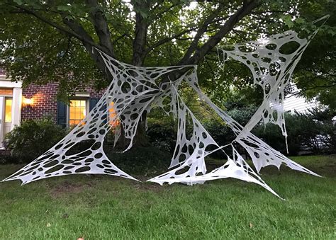 How To Make Giant Halloween Spider Webs South Lumina Style Diy