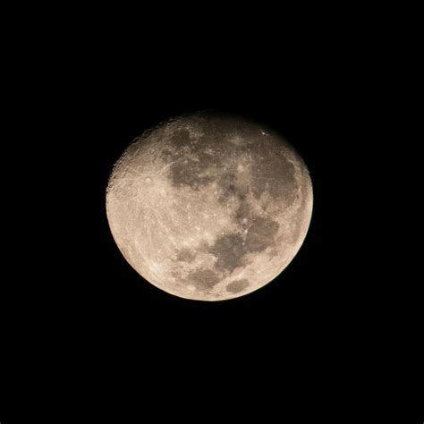 Bright Moon Glowing In Dark Sky · Free Stock Photo
