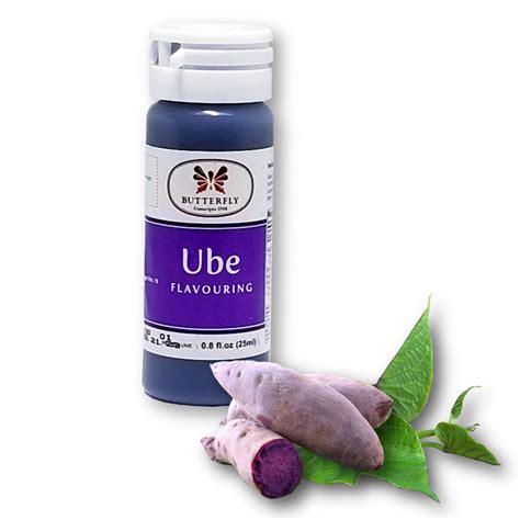 Ube Purple Yam Flavoring Extract By Butterfly 08 Oz 25 Ml Etsy
