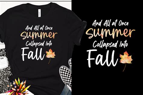 Fall T Shirt Design Fall Svg Gráfico Por T Shirt Pond · Creative Fabrica