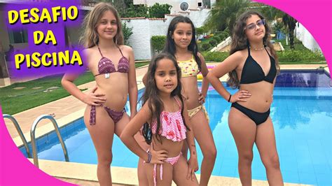 Desafio Da Piscina Brincadeira Muito Divertida Entre As Amigas